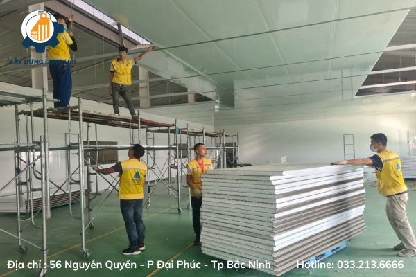 10 Điều Cần Quan Tâm Khi Thi Công Trần Vách Panel, Thạch Cao Cho Nhà Xưởng Công Nghiệp