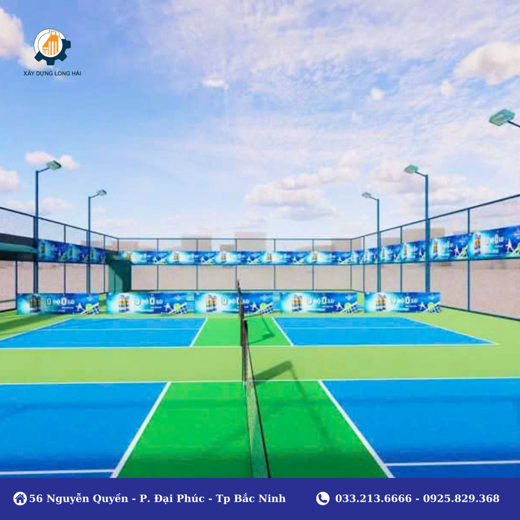 Hướng Dẫn Thi Công Sân Pickleball Ngoài Trời