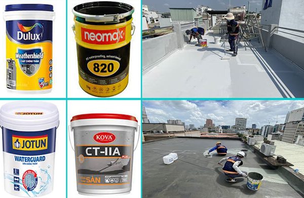 Sơn chống thấm dột trong nhà, ngoài trời tốt nhất hiện nay