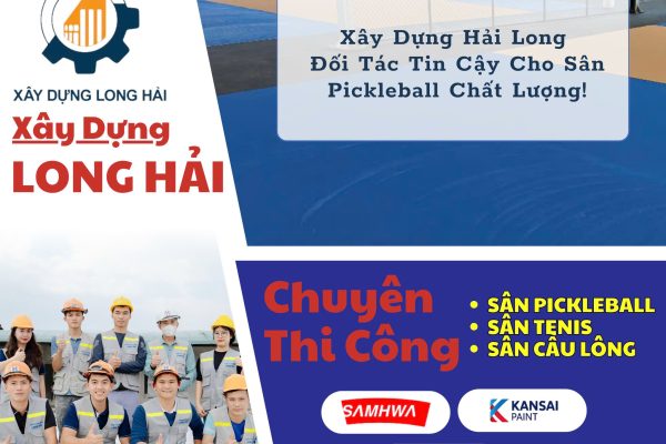 Thi công sân Pickleball tại Bắc Ninh