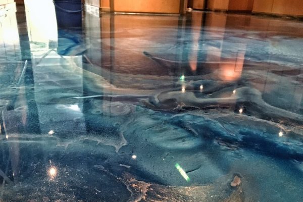 sơn sàn epoxy nghệ thuật