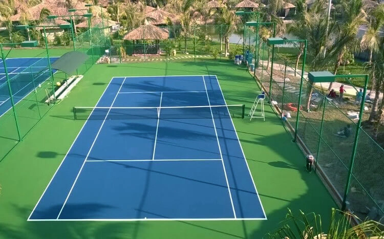 thi công sân tennis