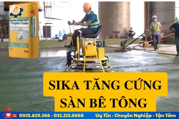 Tăng cứng bê tông bằng sika