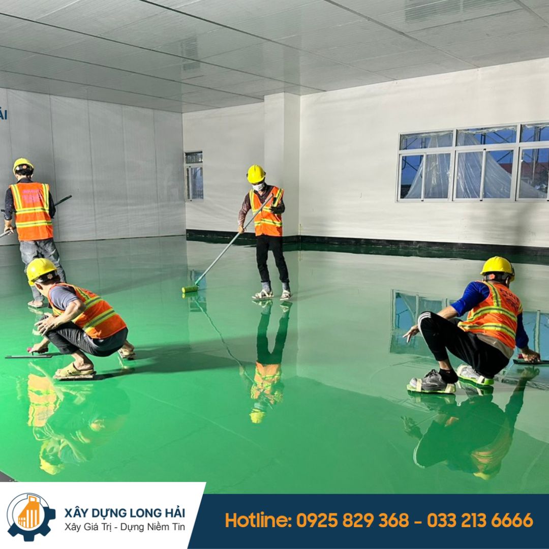 Thi Công Sơn Nền Nhà Xưởng Bắc Ninh