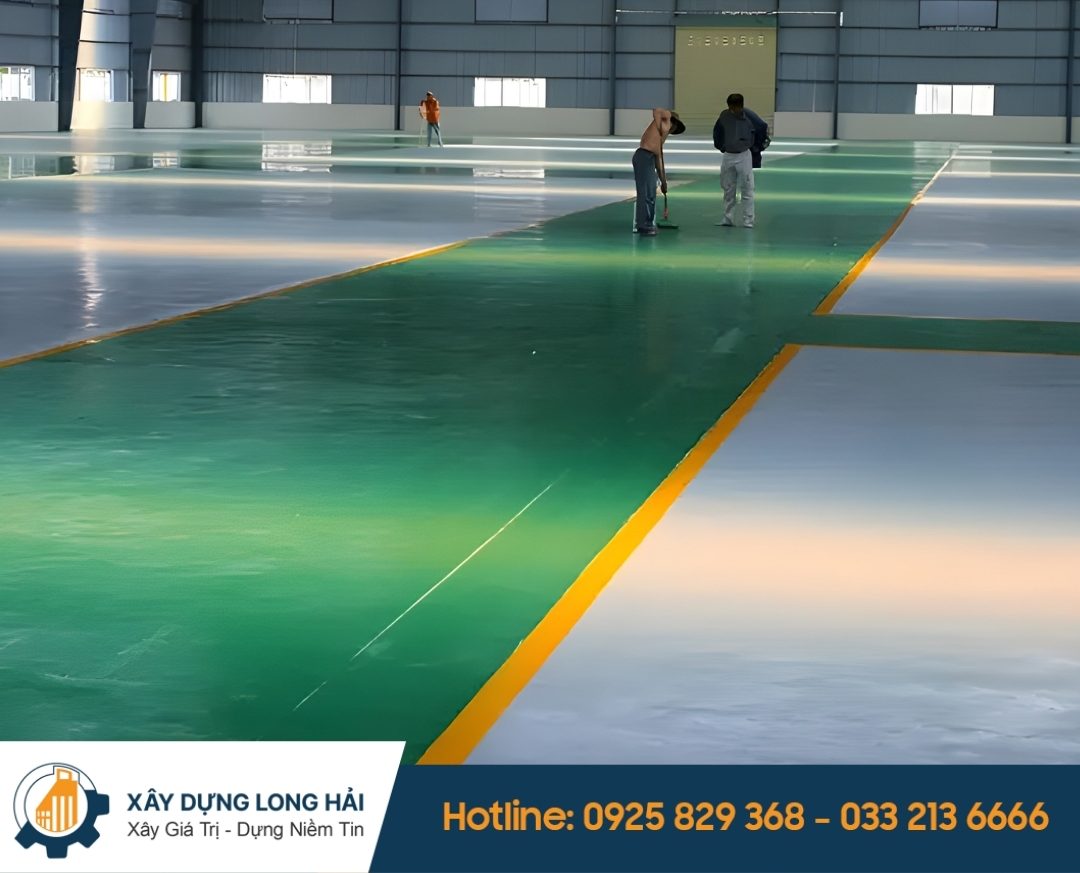 Kiểm tra bàn giao sàn epoxy