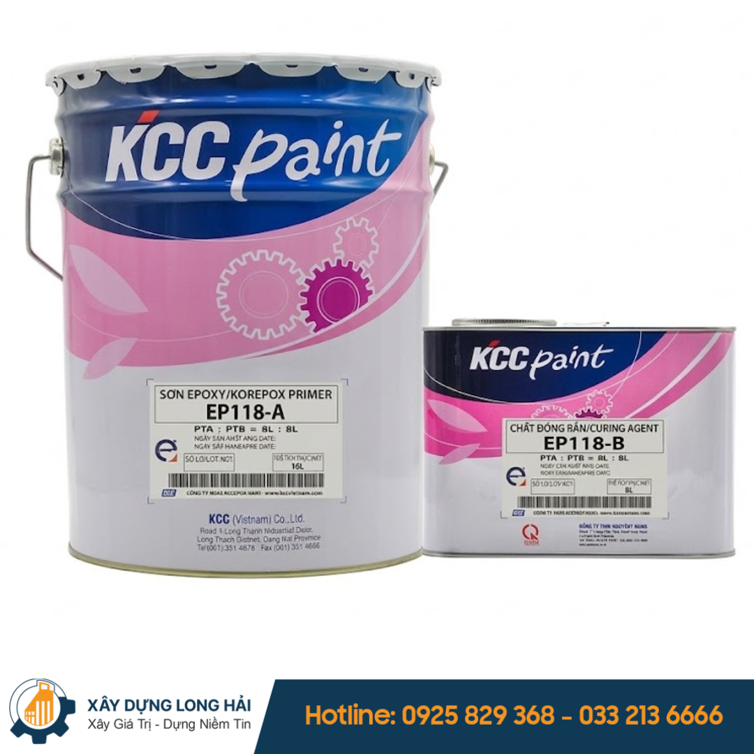 Sơn Lót Epoxy KCC Cho Bê Tông – EP118 / EP1183