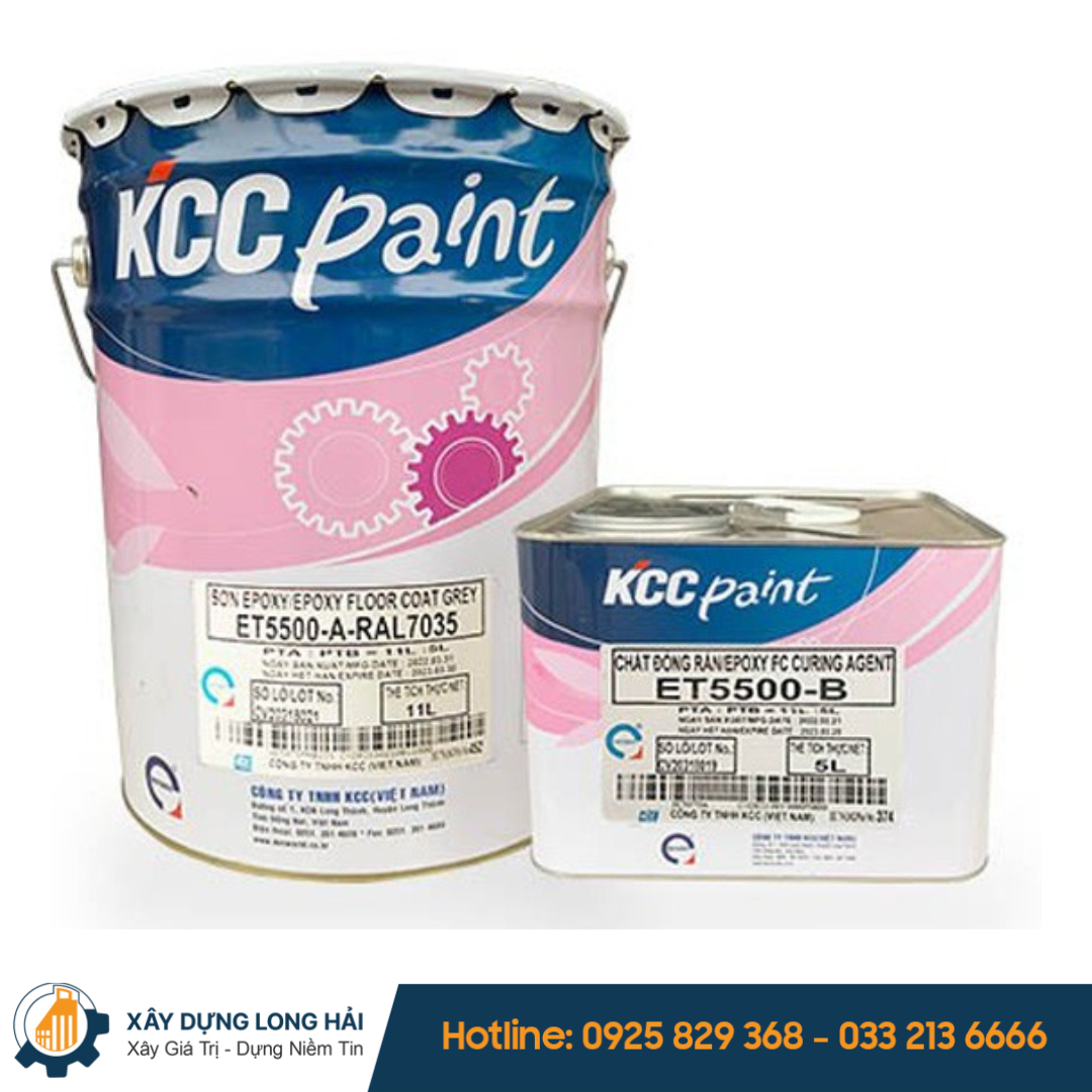 Sơn Sàn Epoxy KCC Kháng Hóa Chất - ET5500