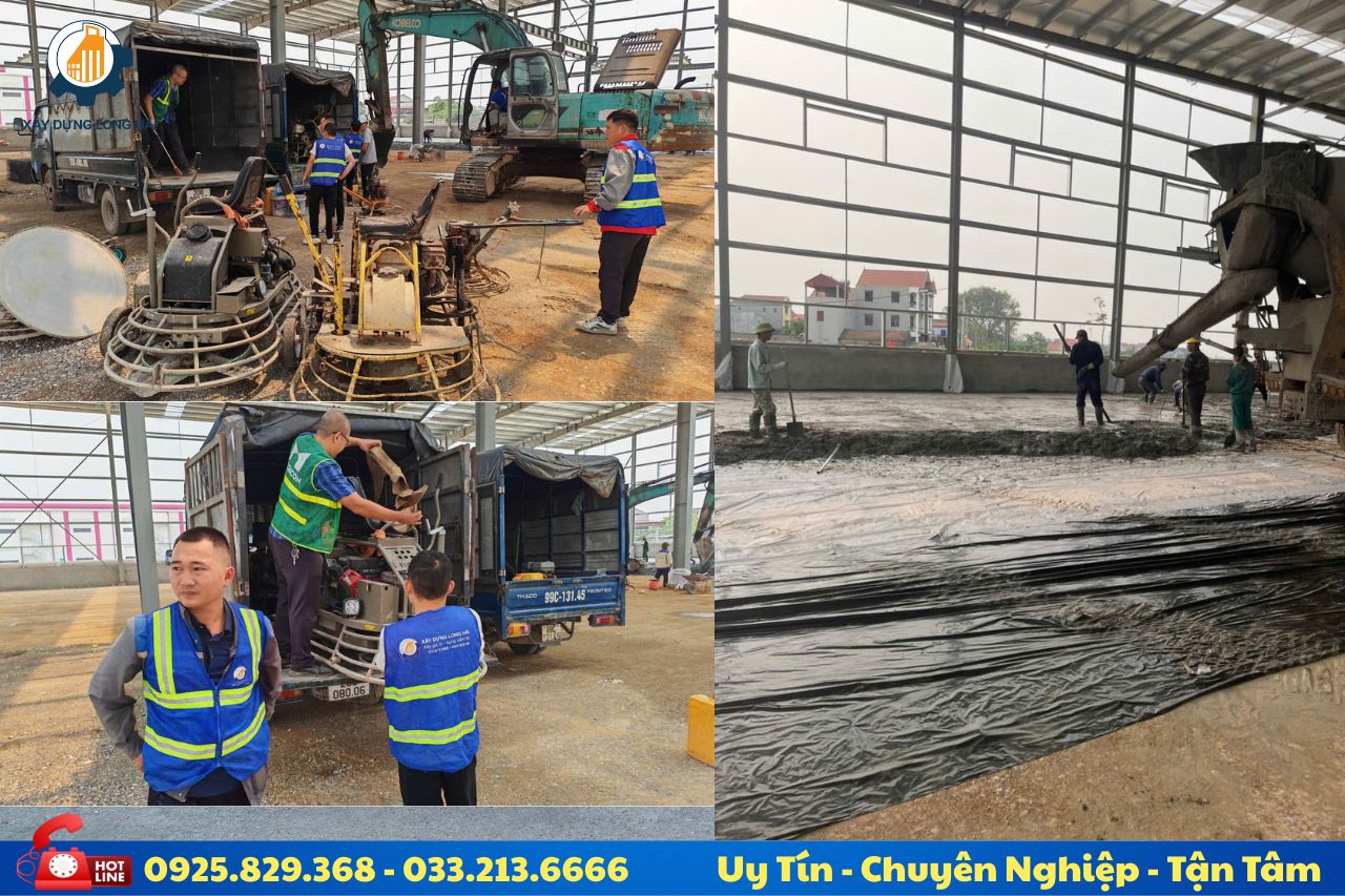 Tăng cứng sàn bê tông bằng sika