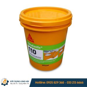 Sơn chống thấm Sikalastic 110-20Kg che lấp vết nứt đàn hồi cao