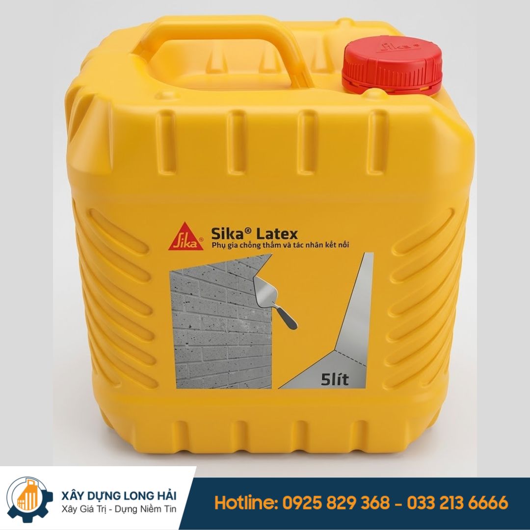 Phụ Gia Chống Thấm Sika Tăng Kết Dính - Sika Latex (5L)