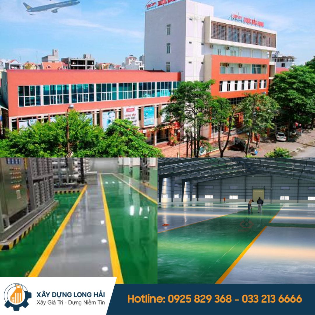 Thi Công Sàn Epoxy cho nhà máy Dược Phẩm Bắc Ninh