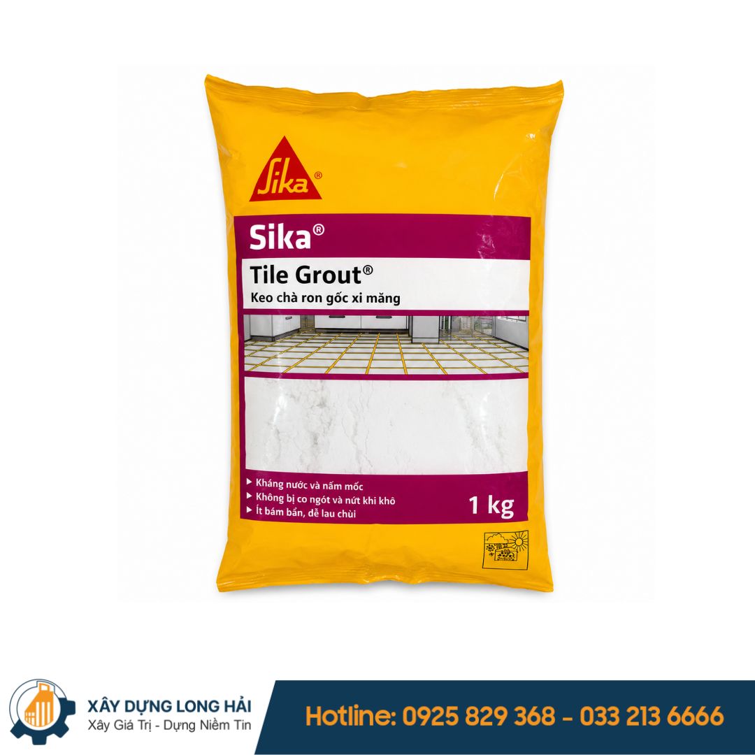 Sika Tile Grout-1Kg keo chà ron dễ lau chùi chống rêu mốc