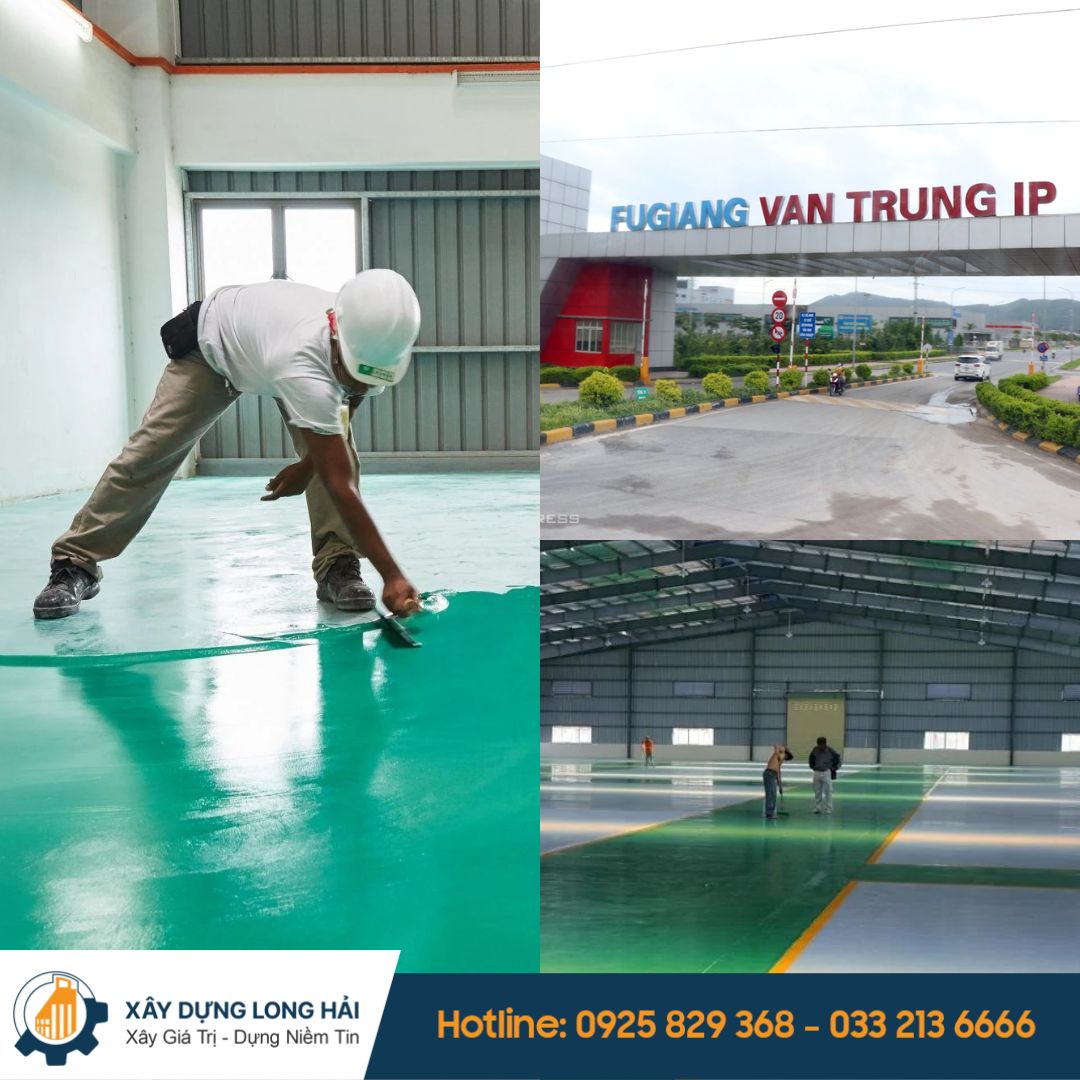 Thi Công Sàn Epoxy Nhà Xưởng Tại Bắc Giang