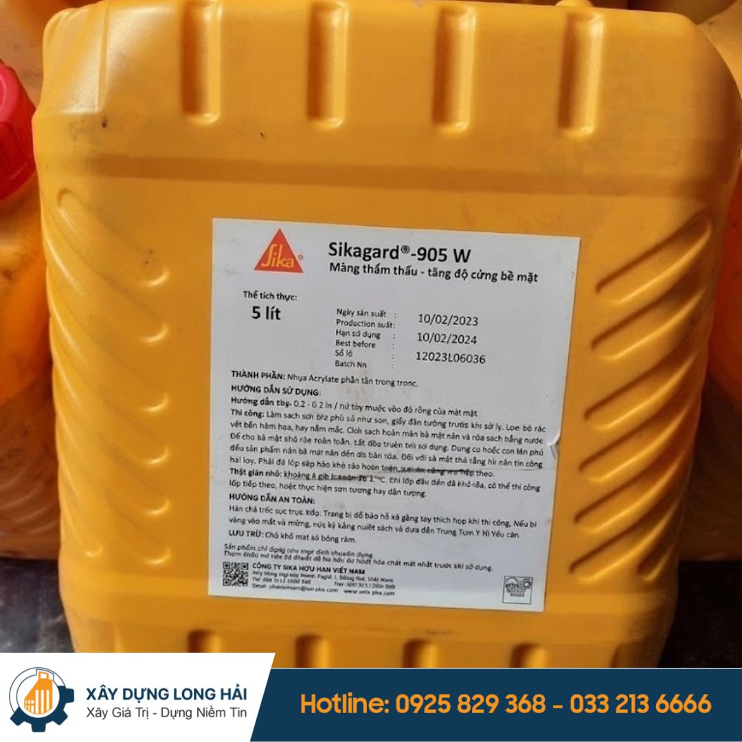 Chất Chống Thấm Sika Tăng Cứng - Sikagard 905 W (5L)