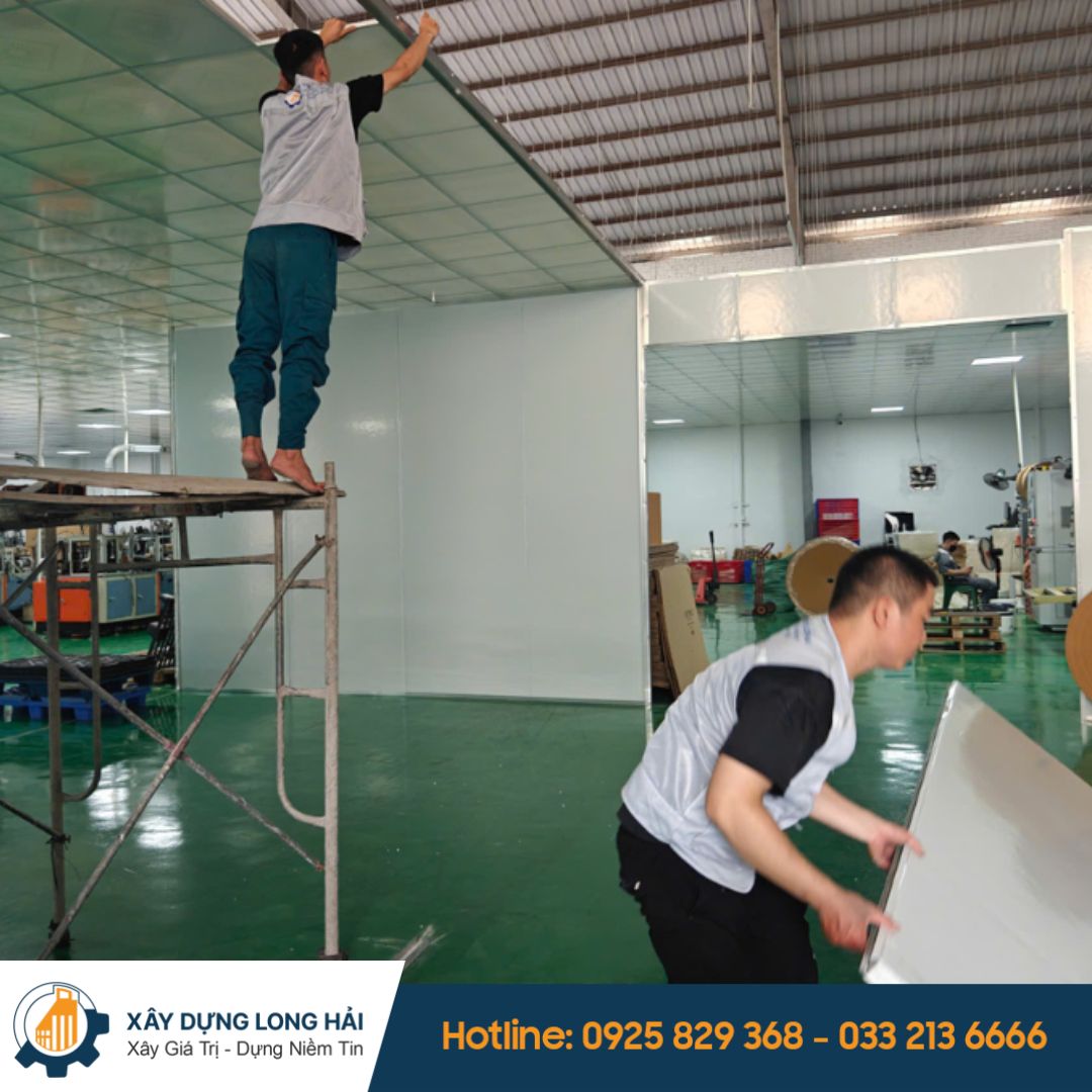 Lắp dựng, liên kết và xử lý mối nối chống ẩm
