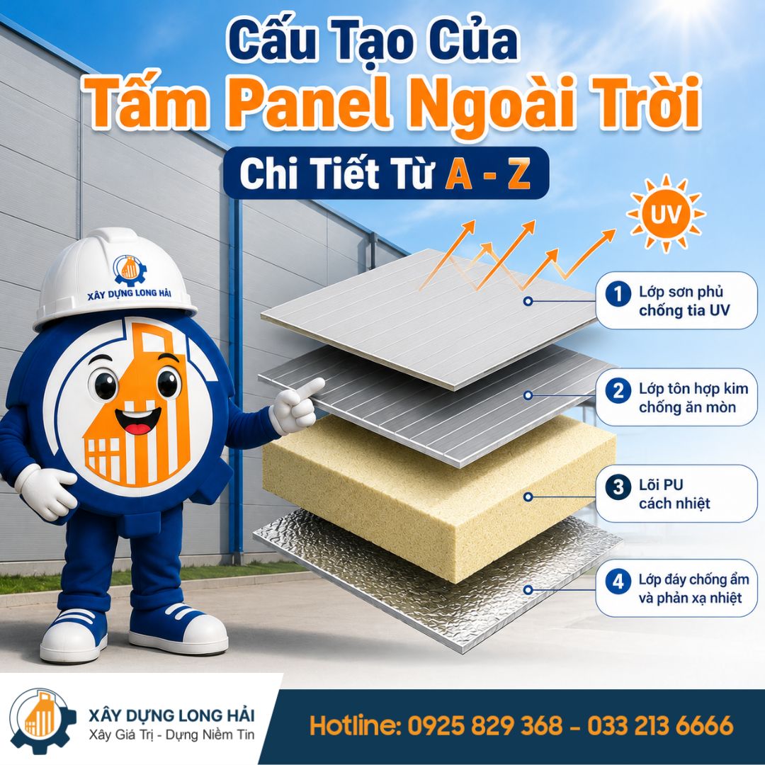 Cấu Tạo Của Tấm Panel Ngoài Trời Chi Tiết Từ A - Z