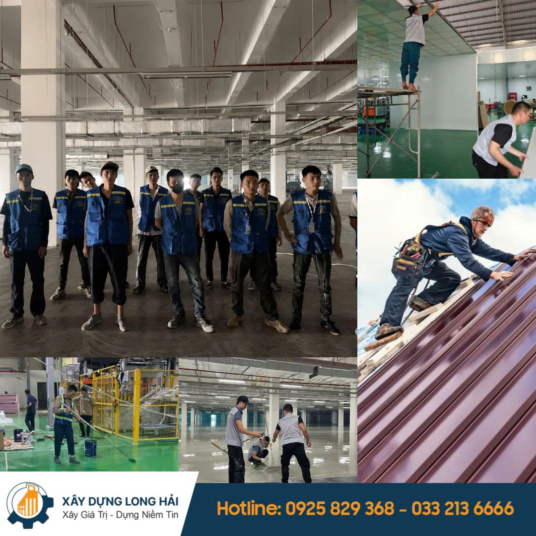 Các hạng mục cải tạo nhà xưởng