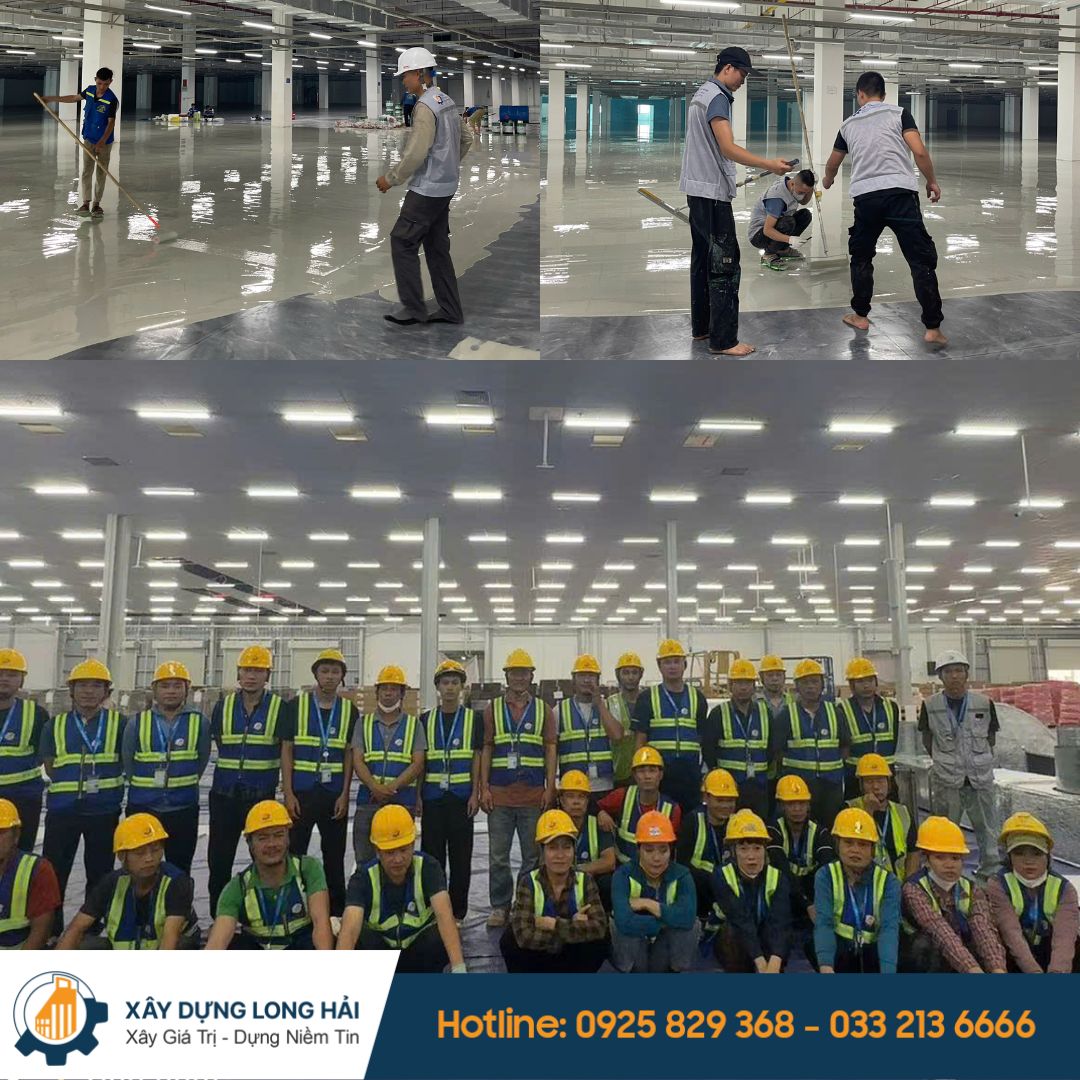 Cải tạo nền bê tông và thi công sơn epoxy